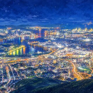 皿倉山の夜景