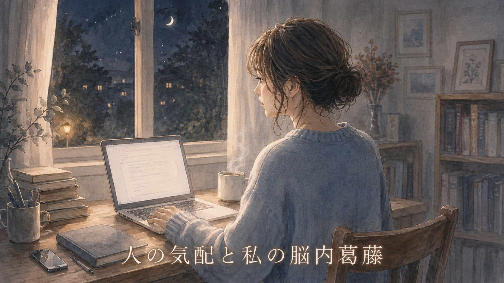 自称「エンパス」だと、つくづく感じる。人が嫌いなわけじゃないのに集中できない夜