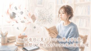 誕生日に見た「バツの悪すぎる夢」。激怒して物を投げつけた私の深層心理